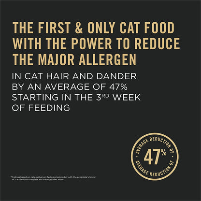 Purina Pro Plan Liveclear Cat Food Weight Management and Cat Allergen Reducer Chicken and Rice Formula - 3.2 Lb. Bag